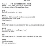 Script for "When Kane was Able"