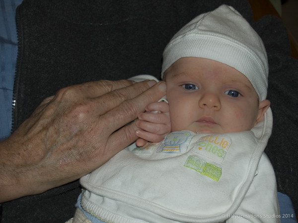 Hands across two generations